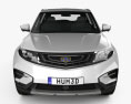 Geely Emgrand Boyue 2021 3Dモデル front view