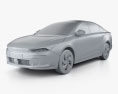 Geely Geometry A 2022 3D 모델  clay render