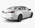 Geely GE11 with HQ interior 2021 3d model back view