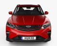 Geely Coolray 2022 3D 모델  front view