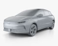 Geely GE13 2023 3Dモデル clay render