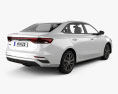 Geely Emgrand 2022 3d model back view
