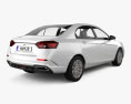 Geely Emgrand Up Comfort 2024 3d model back view