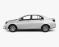 Geely Emgrand Up Comfort with HQ interior 2024 3d model side view