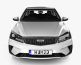 Geely Emgrand Up Comfort with HQ interior 2024 3d model front view