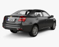Geely King Kong 2020 3D 모델  back view