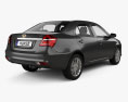 Geely King Kong with HQ interior 2020 3d model back view