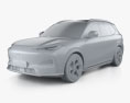 Geely Galaxy E5 2025 3D-Modell clay render