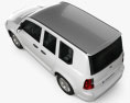 通用型 SUV 2014 3D模型 顶视图