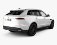 Generic SUV 2018 3d model back view
