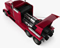 Generisch Jet Powered Truck 2017 3D-Modell Draufsicht