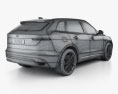 Generic SUV з детальним інтер'єром та двигуном 2014 3D модель