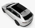 ジェネリック SUV HQインテリアと とエンジン 2014 3Dモデル top view