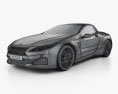 Generisch Cabriolet 2023 3D-Modell wire render
