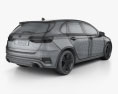 Générique hatchback 5 portes 2018 Modèle 3d