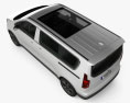 通用型 Passenger Van 2022 3D模型 顶视图
