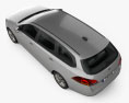 Generic wagon 2018 3d model top view