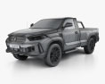 Generisch Einzelkabine pickup 2019 3D-Modell wire render