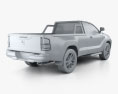 Generic Single Cab pickup 2019 3D модель