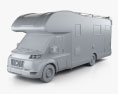 Generic Camper van 2022 3D модель clay render