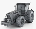 Generic Tractor 2020 3d model wire render