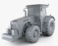 Generic Tractor 2020 3d model clay render