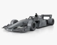 ジェネリック Super Formula One car 2019 3Dモデル wire render