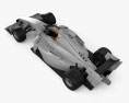 Générique Super Formula One car 2019 Modèle 3d vue du dessus