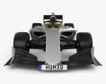Genérico Super Formula One car 2019 Modelo 3D vista frontal