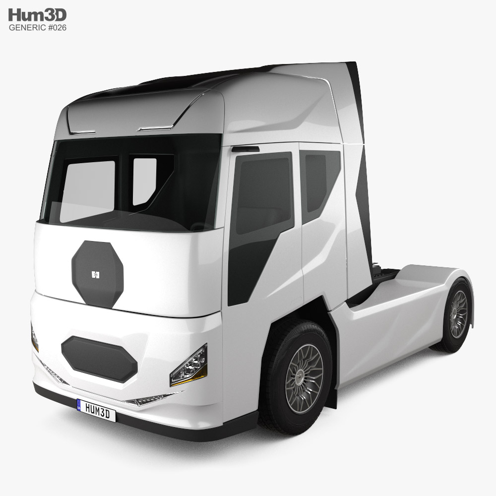 Generic Electric Tractor Truck 2024 3D model