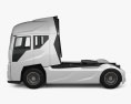 Genérico Electric Camión Tractor 2024 Modelo 3D vista lateral