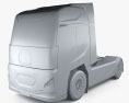 ジェネリック Electric トラクター・トラック 2024 3Dモデル clay render