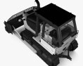 Bulldozer Modelo 3d vista de cima