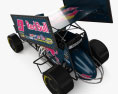 Sprint Car Red Bull 2014 3D-Modell Draufsicht