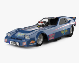 Raymond Beadle Funny Car 1982 3D model
