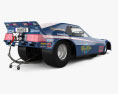 Raymond Beadle Funny Car 1985 3D 모델  back view