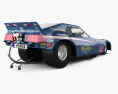 Raymond Beadle Funny Car с детальным интерьером 1985 3D модель back view