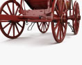 US Mail Stagecoach 1851 Modello 3D
