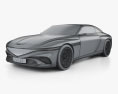 Genesis X Cabriolet 2024 3D-Modell wire render