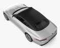 Genesis X convertible 2024 3d model top view