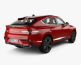 Genesis GV80 coupe with HQ interior 2023 3d model back view