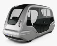 Getthere GRT Kleinbus 2019 3D-Modell Rückansicht