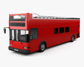3D model of Gillig Low Floor Double-Decker Bus 2012