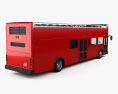 Gillig Low Floor Double-Decker Bus 2012 3d model back view