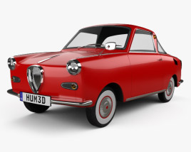 3D model of Goggomobil TS 250 Coupe 1957