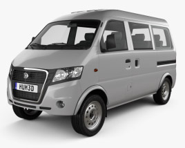 3D model of Gonow Minivan 2016