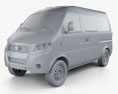 Gonow Minivan 2016 3d model clay render