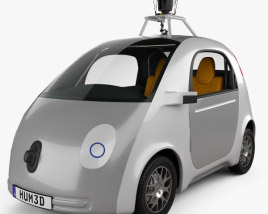 3D model of Google Self-Driving Car 2017