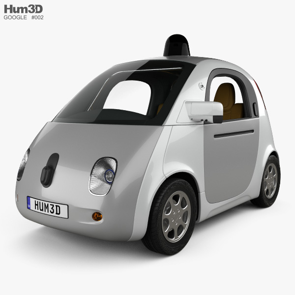 Google Self-Driving Car 2015 3D model