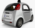 Google Self-Driving Car 2015 3D 모델  back view